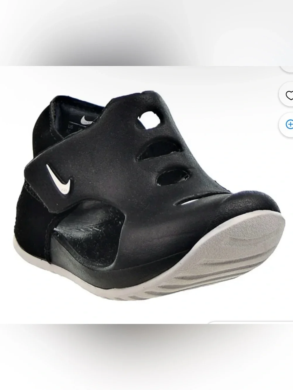 Toddler's Nike Sunray Protect 3 Sandals Black/White Size: 9C